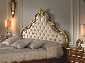 35TH ANNIVERSARY 2090 - Tufted upholstered fabric headboard for double bed by SCAPPINI & C - view 2